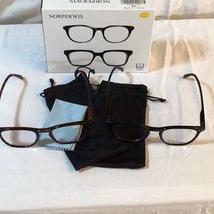 430 ⭐️NWT Norperwis 2 Pack Unisex +3.00 Reading Glasses⭐️